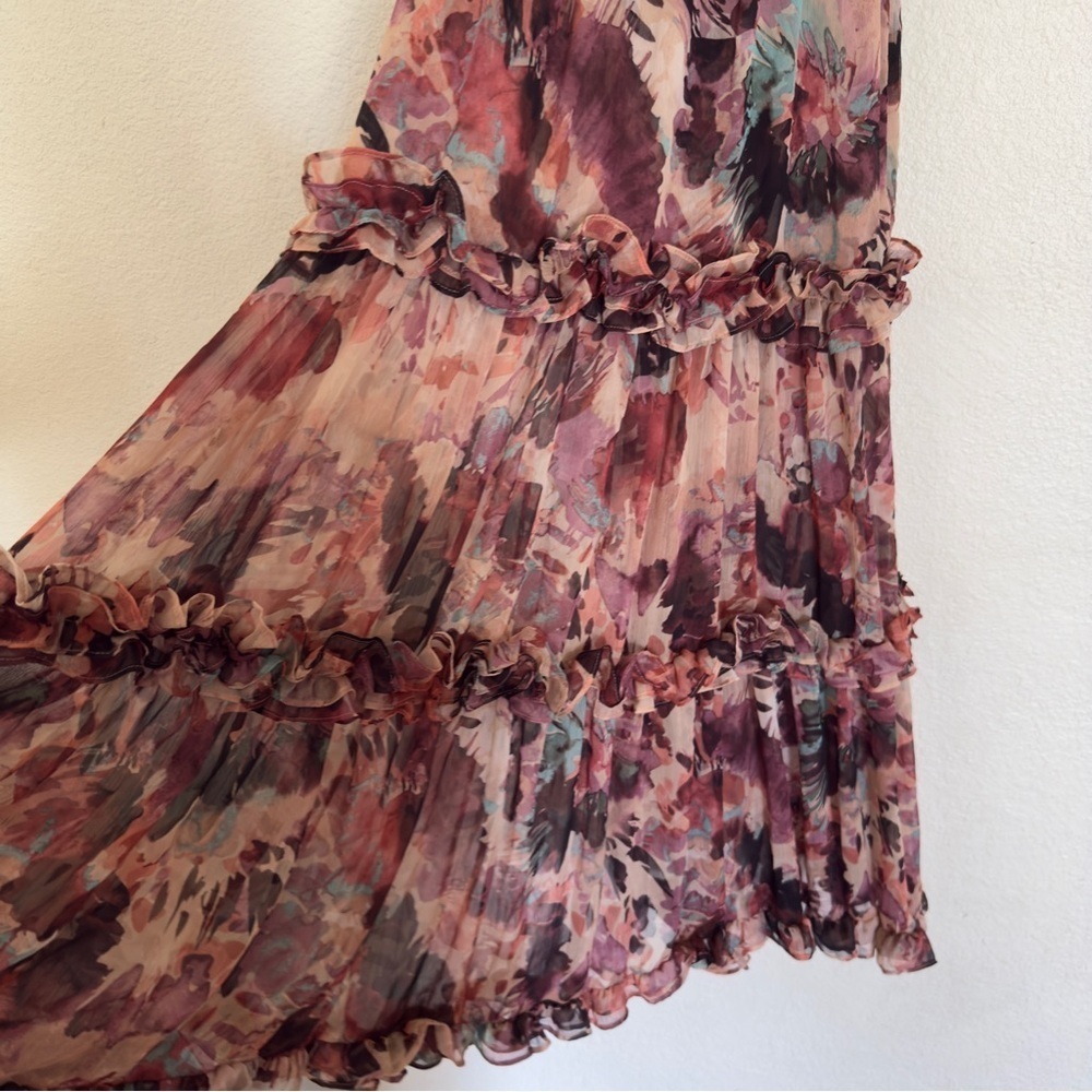 NWT Misa Avery Floral Sleeveless Dress In Flora Dream - Picture 6 of 11